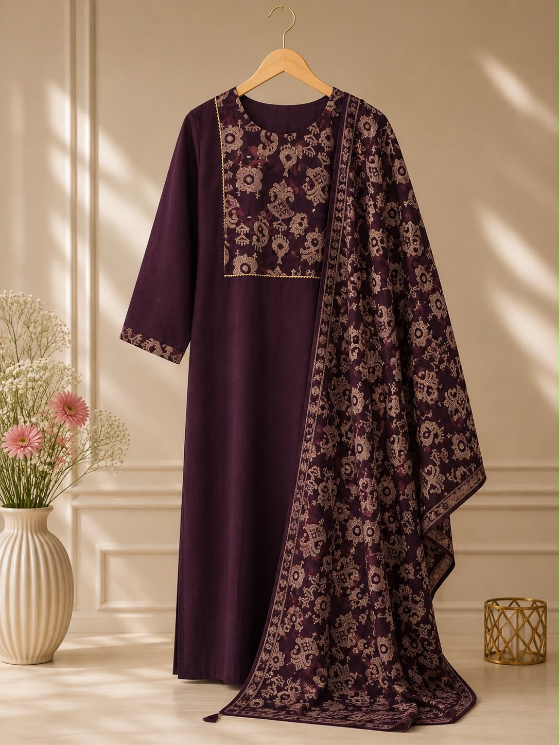 Vatican Fabric 3-Piece Set