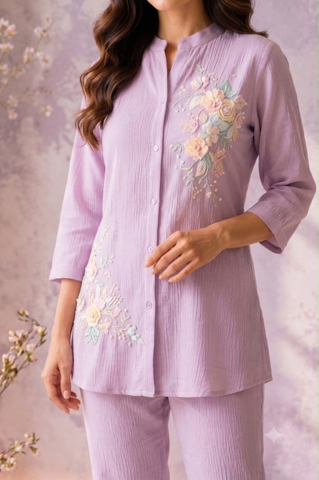 Cotton 2-Piece Co-Ord Set for Women