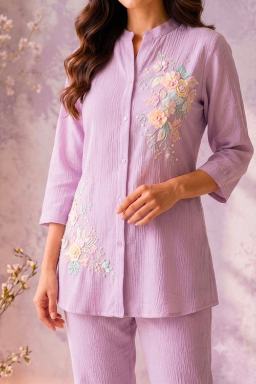 Cotton 2-Piece Co-Ord Set for Women
