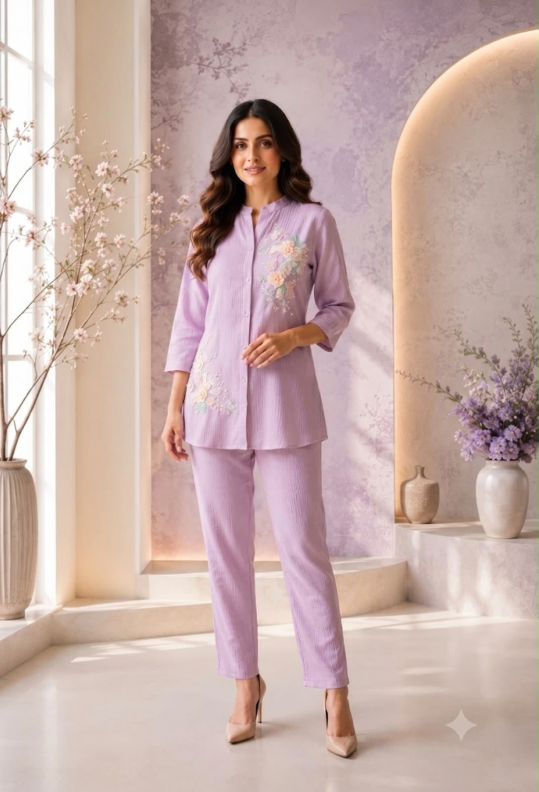 Cotton 2-Piece Co-Ord Set for Women