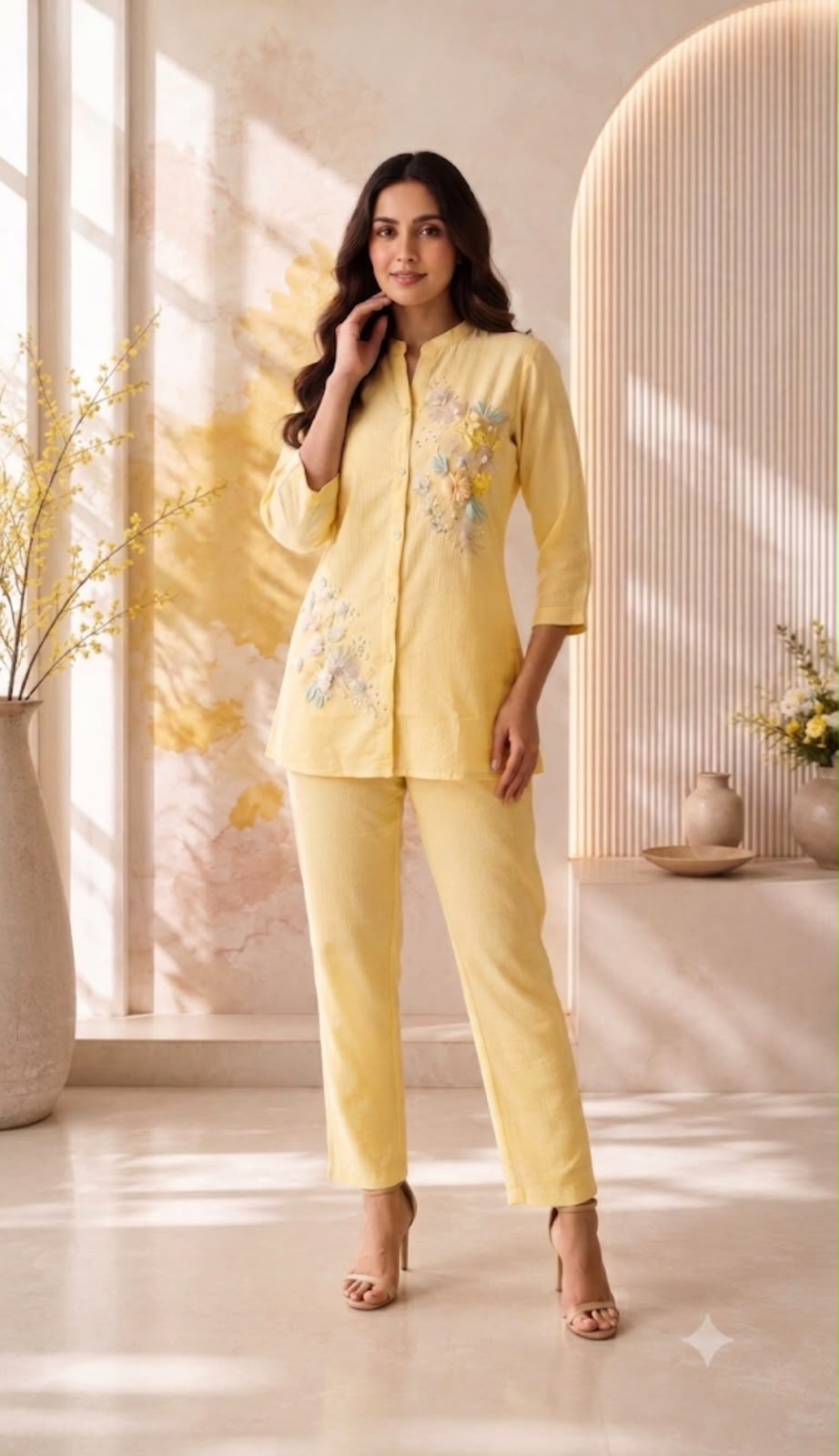 Cotton 2-Piece Co-Ord Set for Women